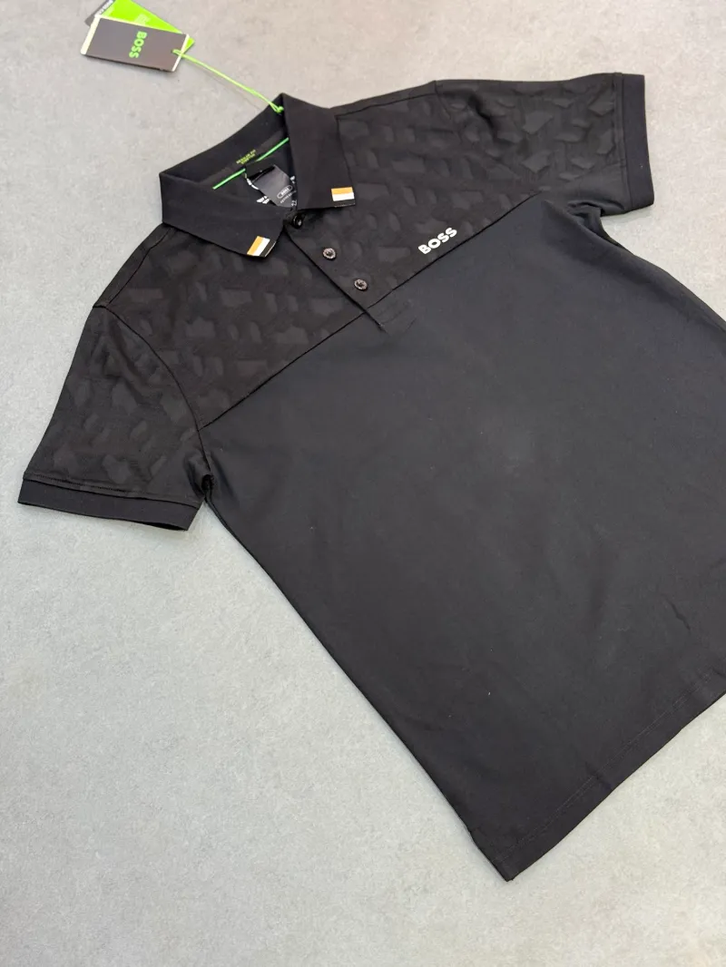 Polo demi-manche boss premium black 2026 supergood — image 4