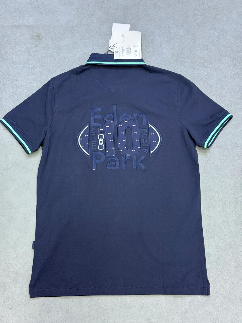 Polo demi-manche eden park N°10 bleu 2026 supergood (Copy) — image 3