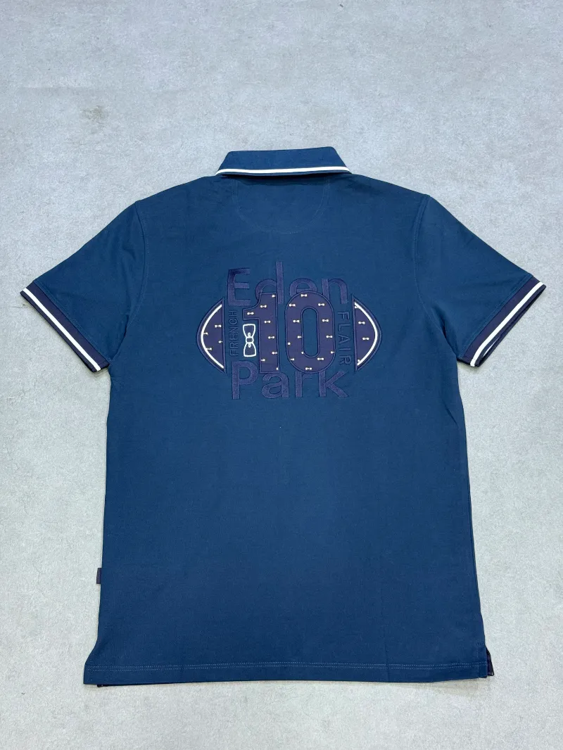 Polo demi-manche eden park N°10 vert 2026 supergood — image 4
